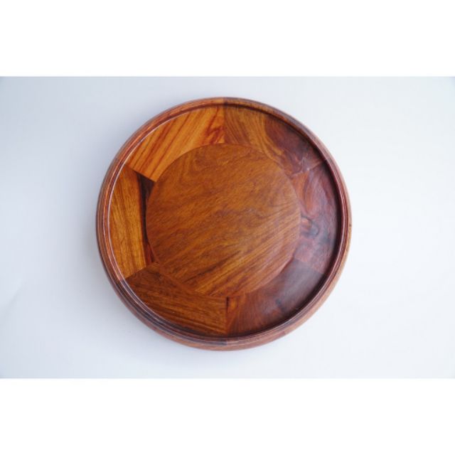 Chân để bát hương tròn gỗ hương 28 cm